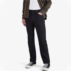 Dockers Mens Pants Go Jean Cut Straight Fit Security Pocket Black Size 33x30